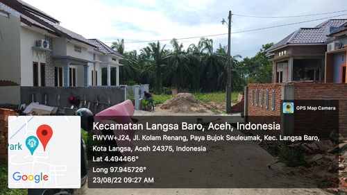 foto posisi tengah perumahan ADAM FAIZ RESIDENT