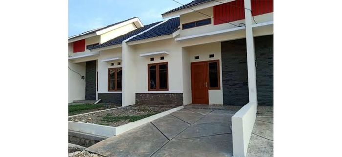foto tampak rumah tipe RAFLESIA SMART 36/60 perumahan GRAND MAHKOTA