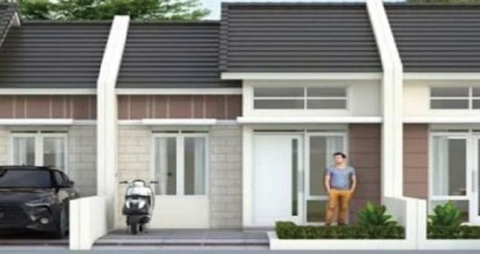foto tampak rumah tipe 30/60 perumahan Griya Panorama Asri (GPA-3)