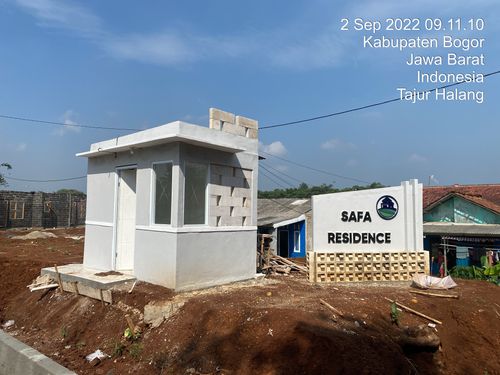 foto gerbang perumahan SAFA RESIDENCE
