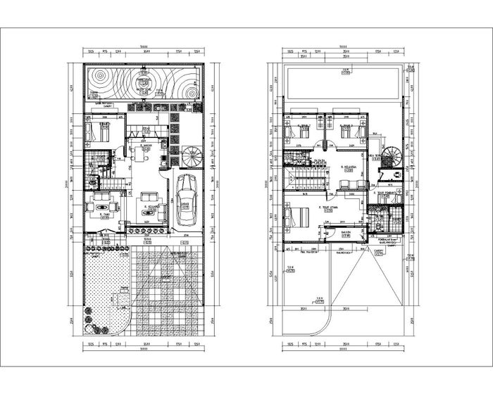 foto denah rumah tipe White Lotus Silver perumahan Metland Menteng