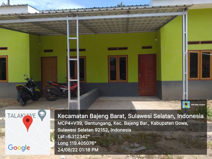 foto tampak rumah tipe 36 perumahan BORI SALAMA RESIDENCE
