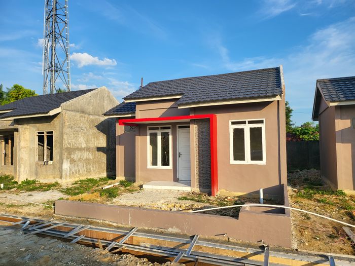 foto tampak rumah tipe 36-108 perumahan GRAHA HARMONI RAYA