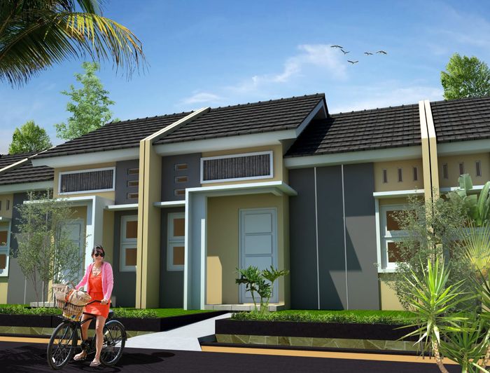 foto tampak rumah tipe 36/72 perumahan Grand Arjawinangun 3