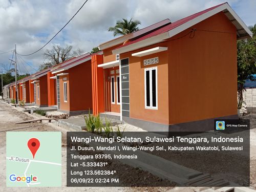 foto posisi tengah perumahan GRIYA ANUGRAH WAKATOBI PERMAI
