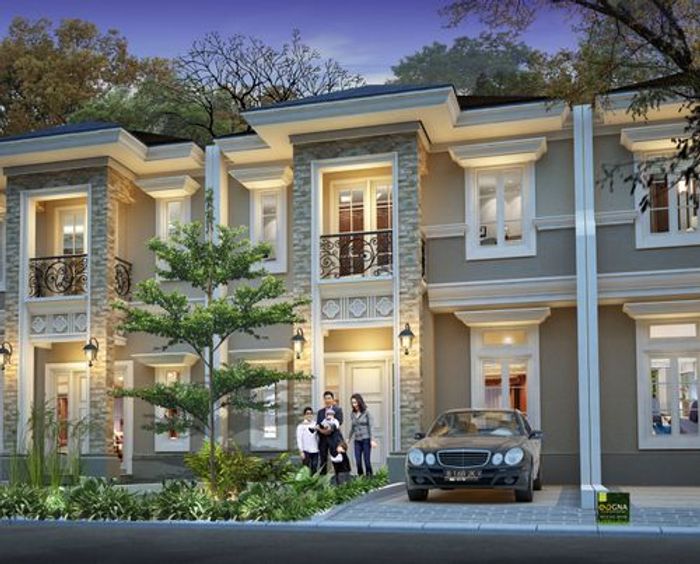 foto tampak rumah tipe 90/108... perumahan Grand Victoria 1