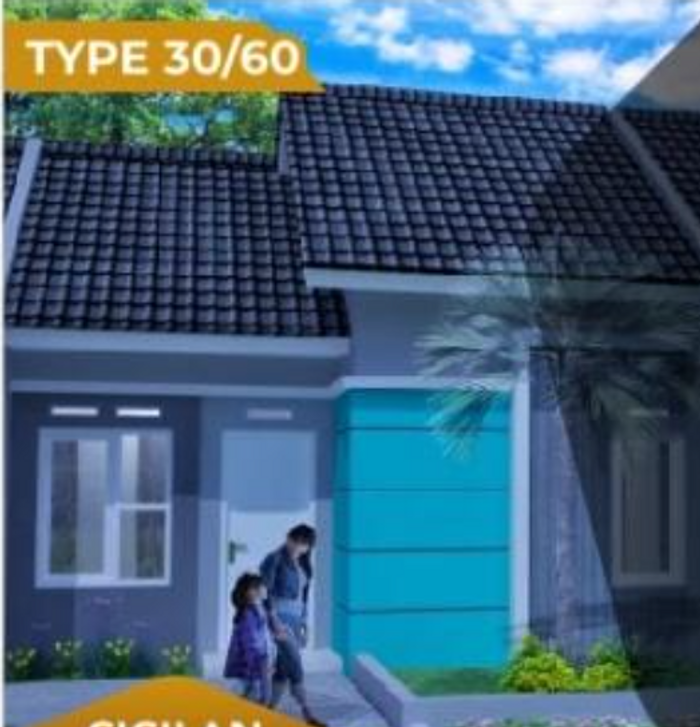 foto tampak rumah tipe 30/60 perumahan SAFA RESIDENCE