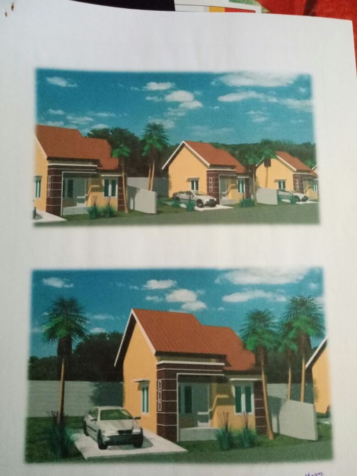 foto tampak rumah tipe T36 perumahan GRIYA PGRI REGENCY