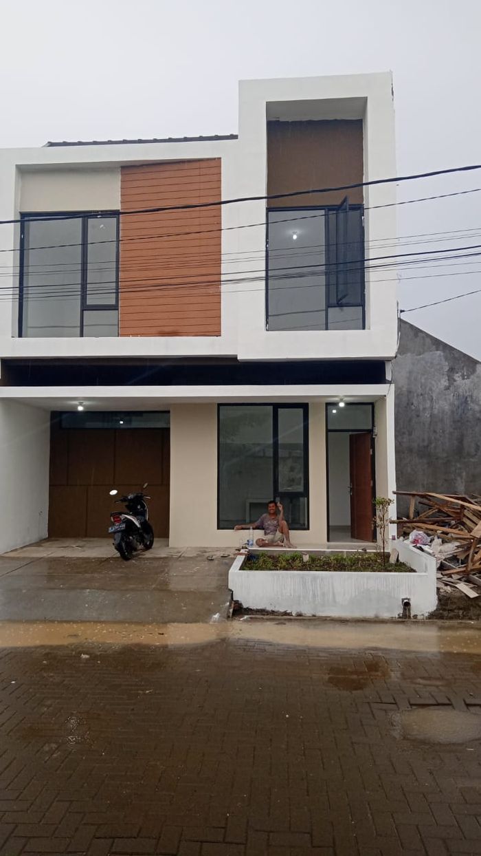 foto tampak rumah tipe 45 Compact (460) perumahan Griya Pataruman Asri 3