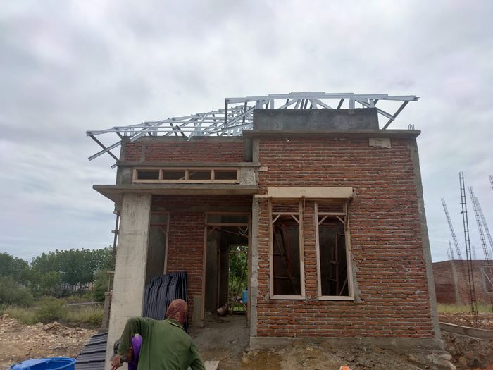 foto tampak rumah tipe 45 perumahan Pondok indah 4