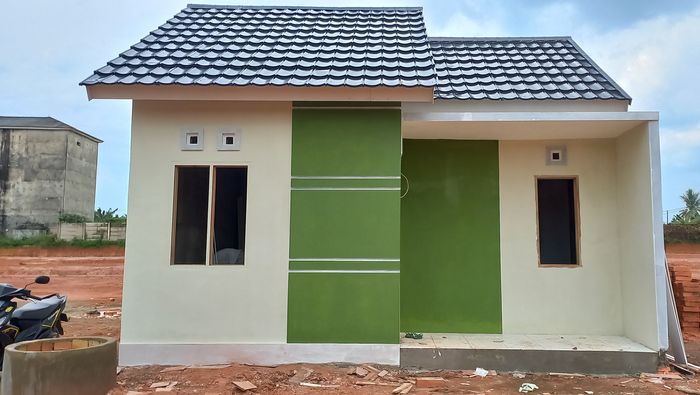 foto tampak rumah tipe Royyan Mulya Residence Kenten perumahan Royyan Mulya Residence Kenten