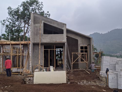 foto contoh rumah perumahan Restoe Boemi Raharja