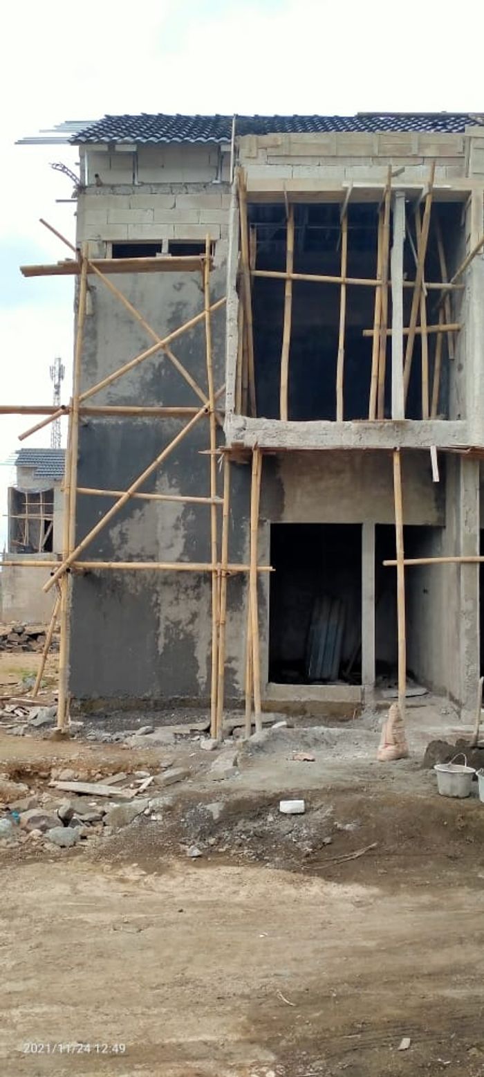 foto tampak rumah tipe 47 Compact (382) perumahan G-Land Arcadia Buahbatu