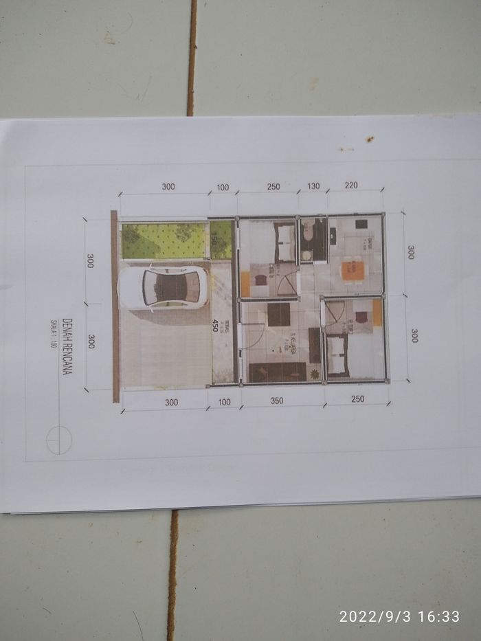 foto denah rumah tipe 36/60 perumahan KIRANA REGENCY KALIJATI