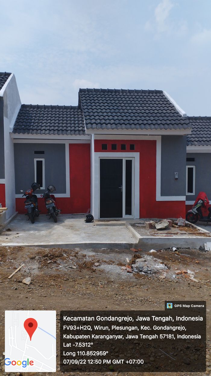 foto tampak rumah tipe 24 perumahan GAMERSI RESIDENCE 3