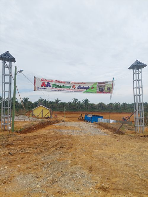 foto gerbang perumahan AA RESIDENCE 4 TAHAP II
