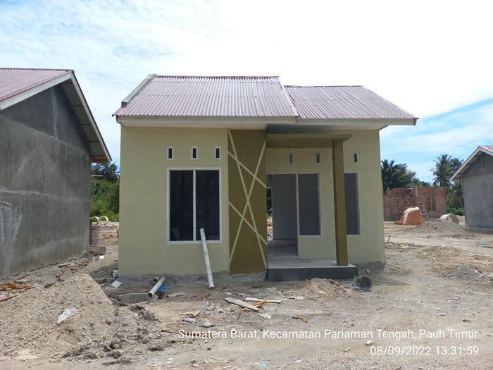 foto tampak rumah tipe 36/90 perumahan PERUMAHAN PAUH GARDEN CITY