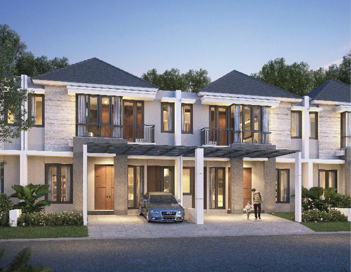 foto tampak rumah tipe Vellozia - C perumahan CitraGran Cibubur - Danehill