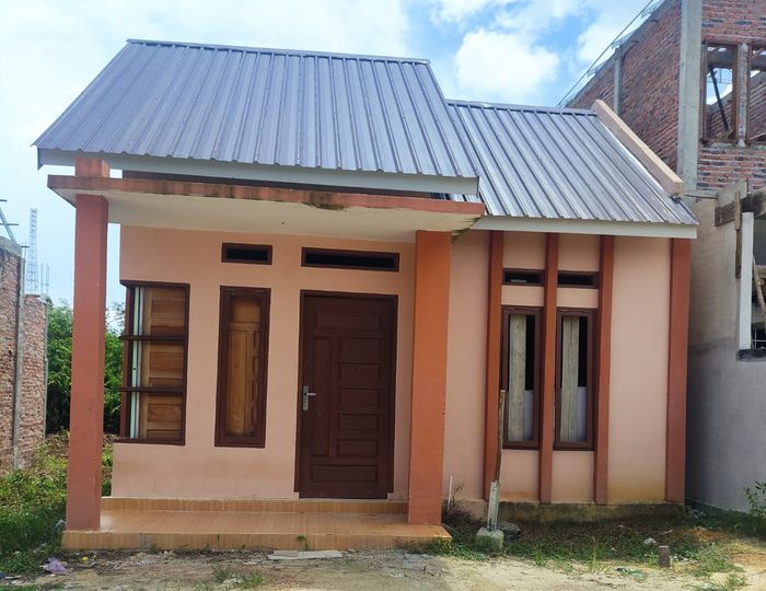 foto tampak rumah tipe 36 perumahan PERUMAHAN DERMAGA RESIDENCE