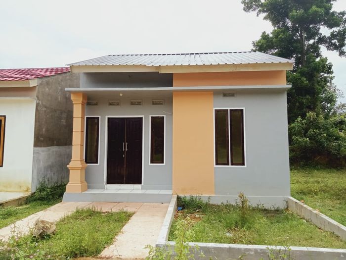foto tampak rumah tipe 36 perumahan TAPERA KENDARI TAHAP 2
