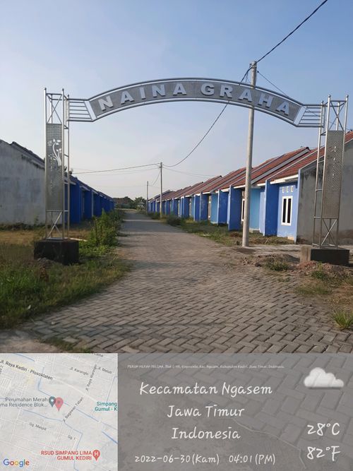 foto gerbang perumahan NAINA GRAHA I
