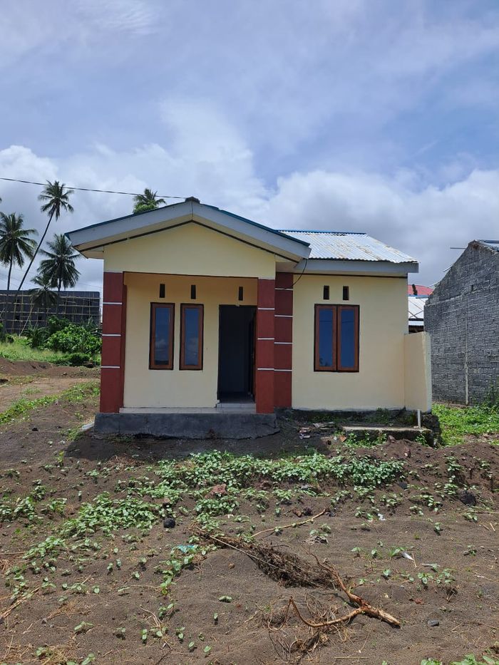 foto tampak rumah tipe 36 perumahan Calvin"s Residence