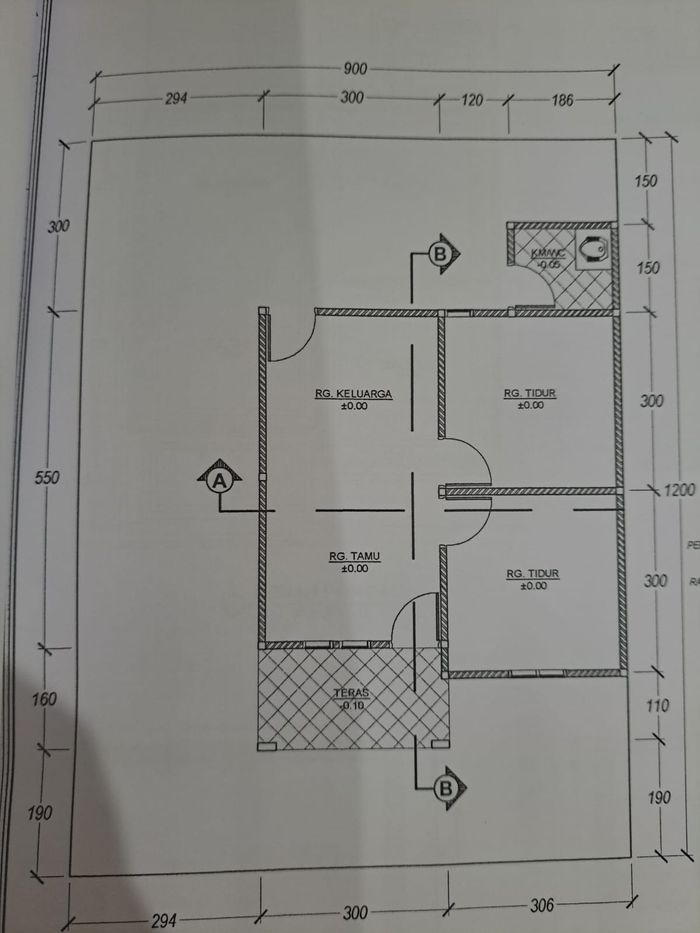 foto denah rumah tipe 36 perumahan Calvin"s Residence