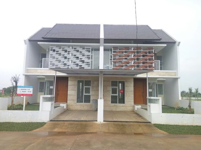 foto tampak rumah tipe 78/105 perumahan Dukuh Bima