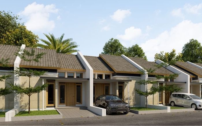 foto tampak rumah tipe 48/75 RT a perumahan BUMI ADIPURA CLUSTER TULIP TAHAP 6