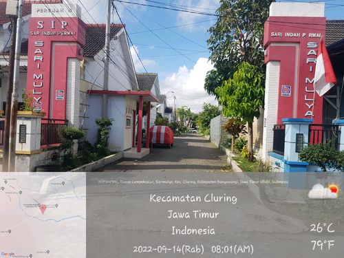foto gerbang perumahan SARI INDAH PERMAI