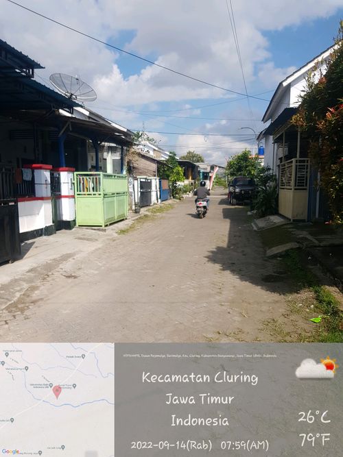 foto posisi tengah perumahan SARI INDAH PERMAI