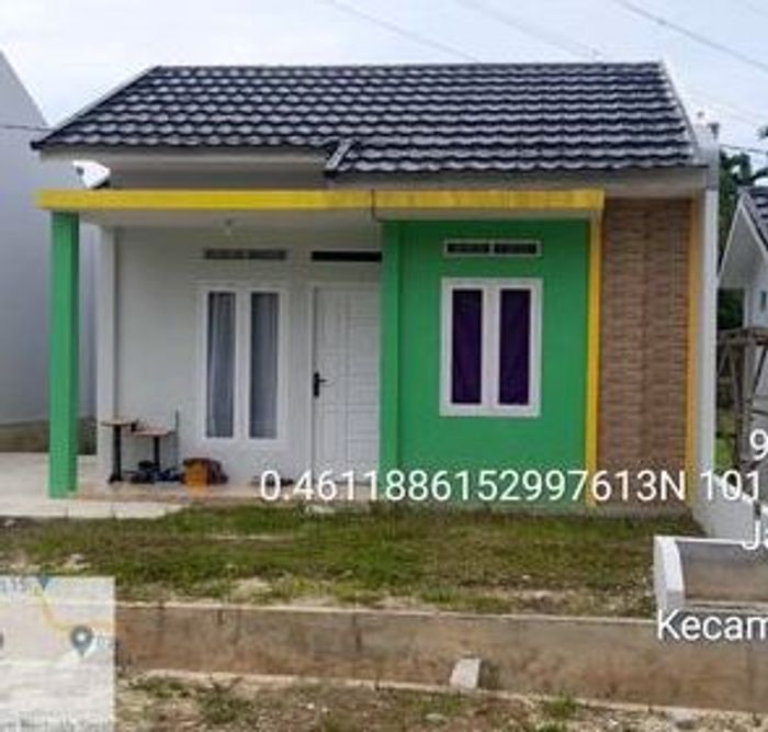 foto tampak rumah tipe RHS 36 perumahan Griya Berkah Kulim
