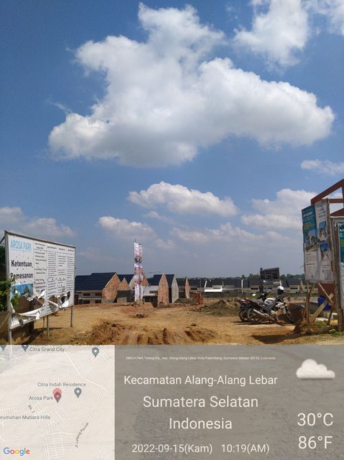 foto gerbang perumahan AROSA PARK
