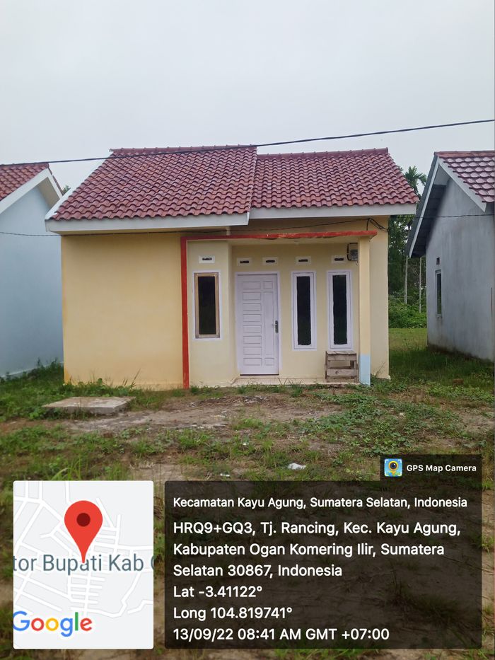 foto tampak rumah tipe 36/112 perumahan Griya Praja Indah
