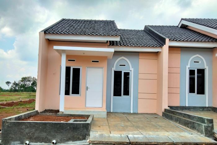 foto tampak rumah tipe 36 perumahan Kalimasada Residence Tahap 2