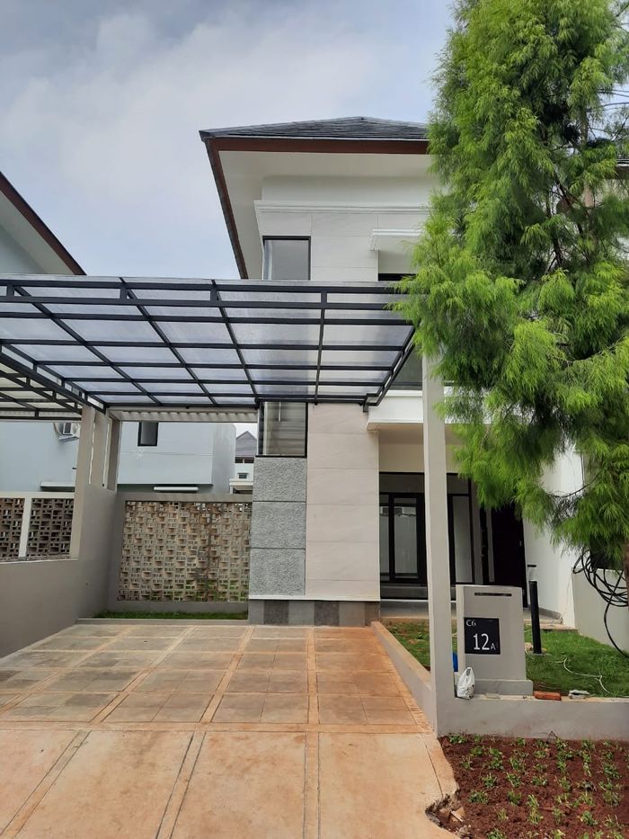 foto tampak rumah tipe DIRGAMAYA C06-12A perumahan Kedaton Park Tahap 1