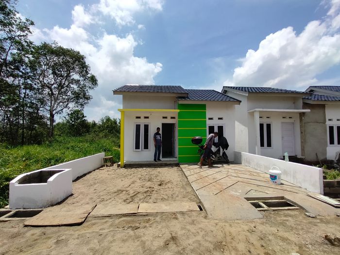 foto tampak rumah tipe 36 perumahan Riyanda Residence Tahap 3