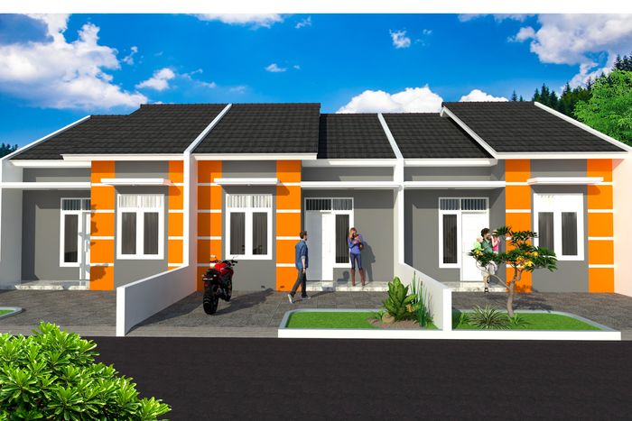 foto tampak rumah tipe 36 perumahan TOHOLAND RESIDENCE