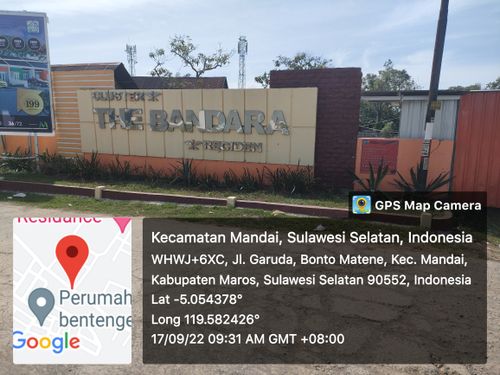 foto gerbang perumahan THE BANDARA RESIDENCE