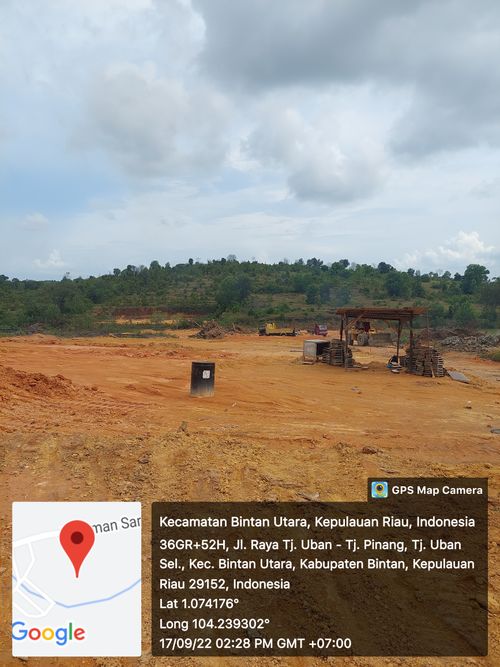foto posisi tengah perumahan PERUMAHAN TAMAN HARAPAN PERMAI
