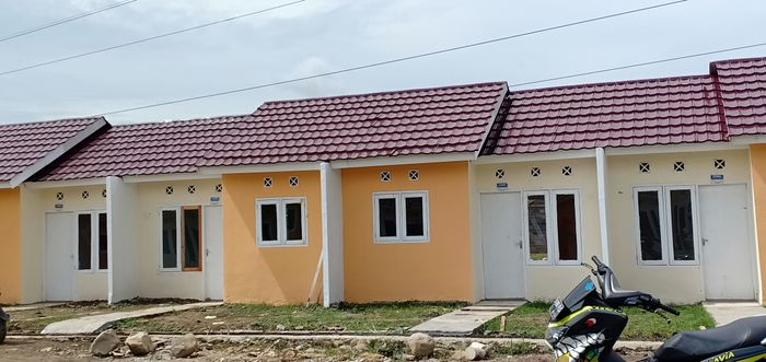 foto tampak rumah tipe 24/60m perumahan Sahara Indah Permai 2 Blok A & B