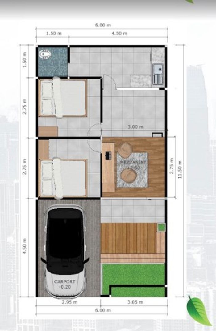 foto denah rumah tipe BLOK G 245789111215 perumahan GADING ELAWANA