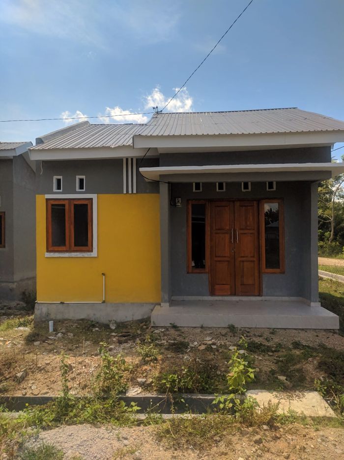 foto tampak rumah tipe 36 perumahan PERUMAHAN BUMI FARINASA HULAWA