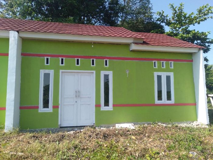 foto tampak rumah tipe B perumahan GRAND VALDA RESIDENCE