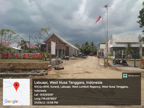 foto gerbang perumahan NATA ALAM MAVILLA