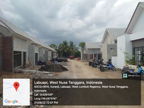 foto posisi tengah perumahan NATA ALAM MAVILLA
