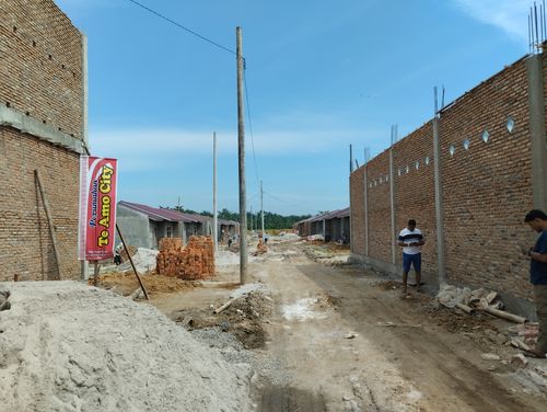 foto gerbang perumahan Te Amo City