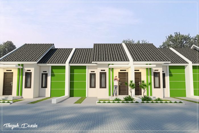 foto tampak rumah tipe 34 perumahan GRIYA KSATRIYAN INDAH SINGOSAREN