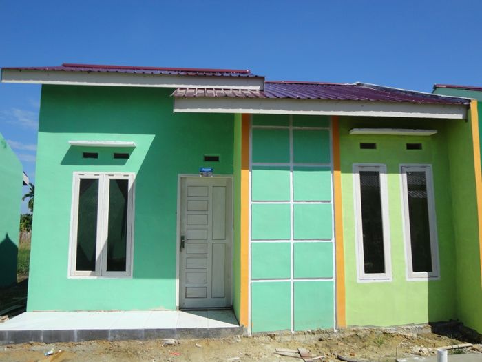 foto tampak rumah tipe Green Teropong Tahap III RSH-36 subsidi perumahan Green Teropong Residence 3