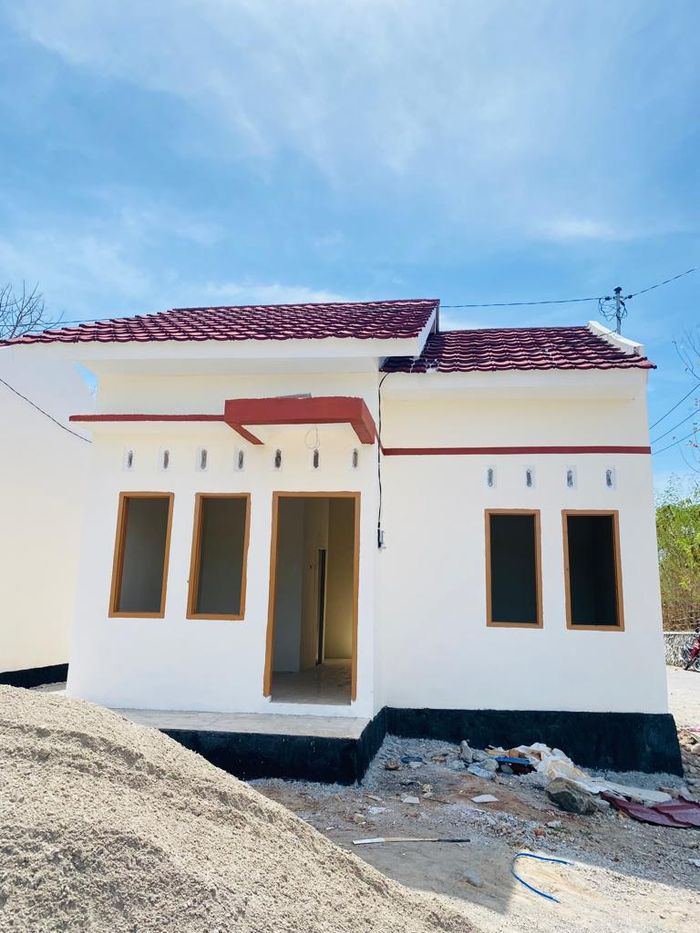 foto tampak rumah tipe 36 perumahan BALE BALONG RESIDENCE